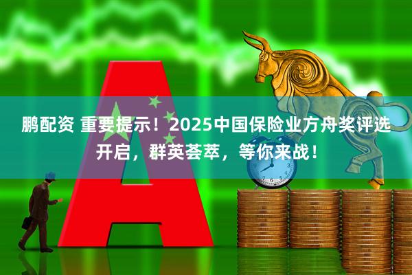 鹏配资 重要提示！2025中国保险业方舟奖评选开启，群英荟萃，等你来战！